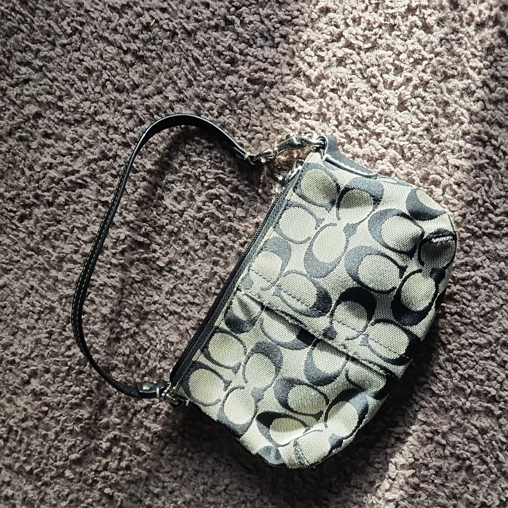 4" x 7" Coach mini bag. Never used  with no tags. Close to perfect condition.
